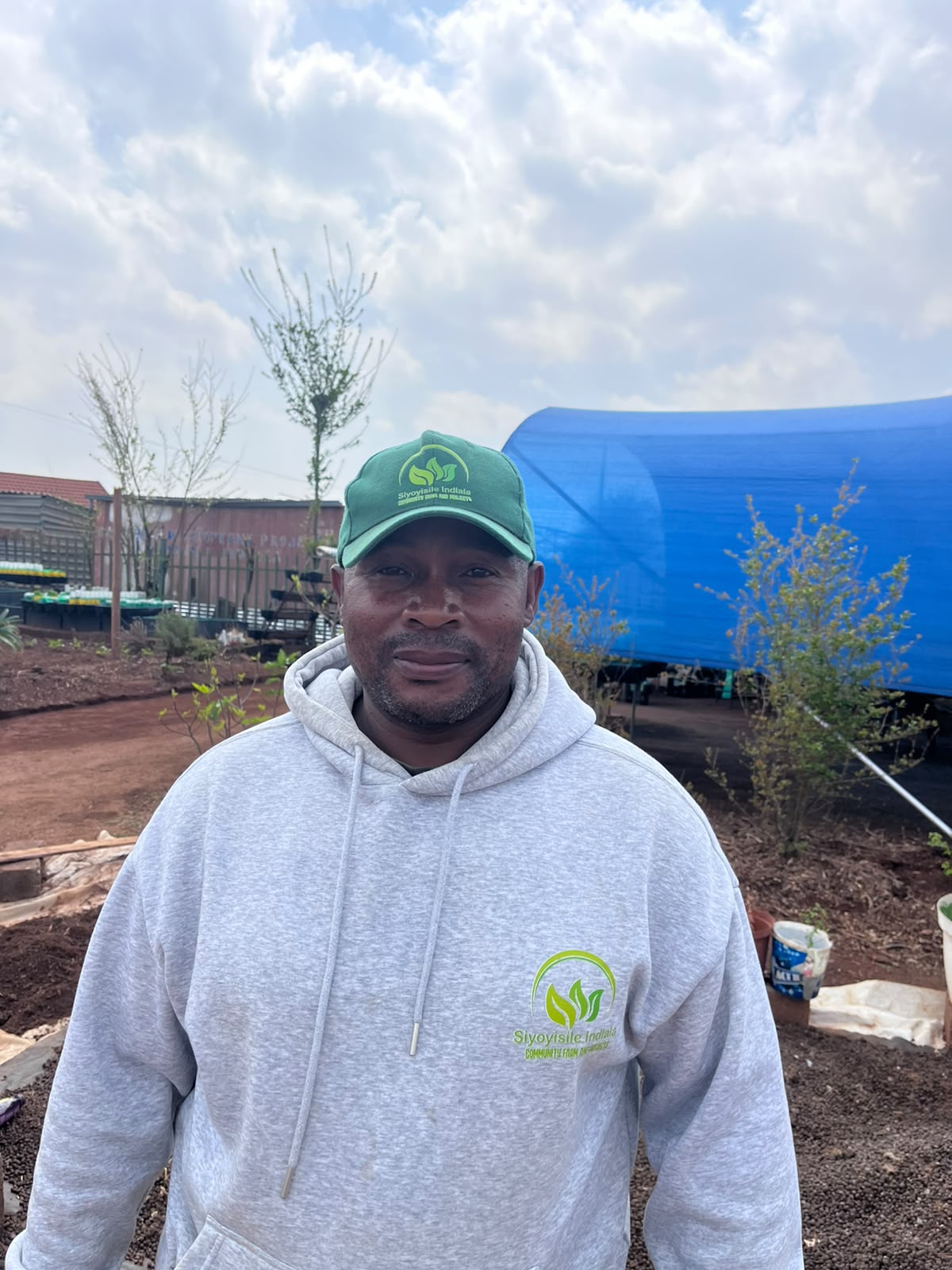 Hub owner of Siyoyisile Indlala Community Farm and Projects at the Faranani Primary School hub in Soweto